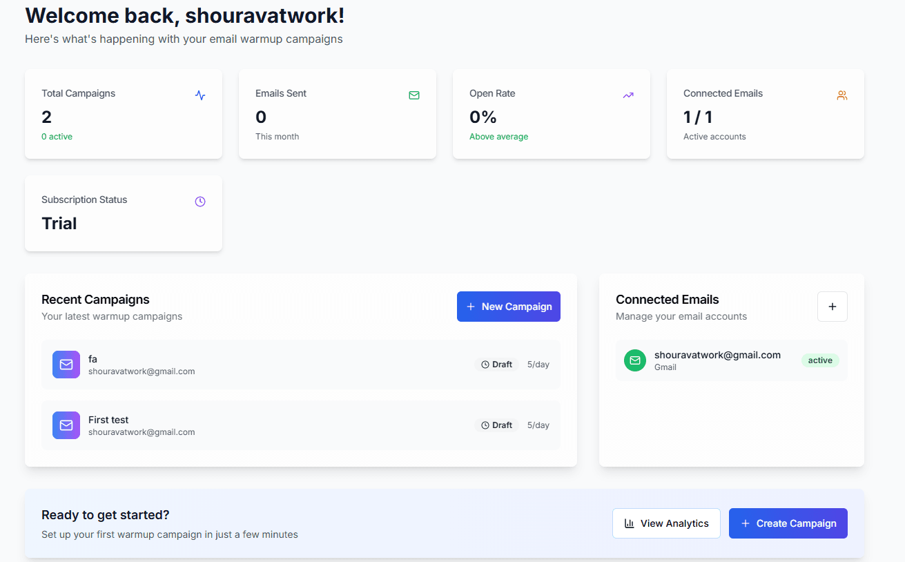 WarmupPro: AI-Powered Email Deliverability Platform
